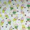 cheap custom icecream pattern polyester children print fabric stock