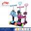 Three PU wheels children kick scooter / dirts frog kick scooter for kids / 2 in 1 kick scooter with seat MADE IN CHINA