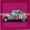 2015 Fashion emboss canvas painting art of car