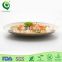 kitchen rice husk fiber round plate