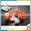 Colorful baseball bathroom set