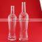 China Alibaba wholesale 700ml vidrio botellas de transparent square glass bottle empty ciroclye bottles