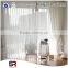 high quality flocking organza curtain