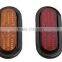 6'' Oval LED Tail Light/lamp,STOP/TURN/TAIL-LED Trailer Light