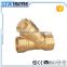 ART.4008 China wholesale forged 2 inch water gas and oil BSP threaded in-line check valve spring vertical and Y type strainer