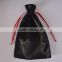 20x35cm Luxury Satin hair Drawstring Gift Bag For hair extension