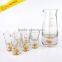 25ml Handmade Wine Measure Line Gold Foil on the Bottom Glass Pot Crystal Carafe