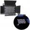New 108 x 3w RGBW DMX Led par light with barndoor