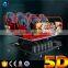 Electric motion platform 5d theater game machines vivid special effects 5d cinema