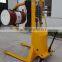 mini hydraulic manual oil drum Lifter For Forklift