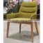 New Design Cheap Comfortable Wood Fabric Chair