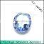 Light blue color synthetic spinel gemstone