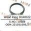 Putzmeister wear ring DURO22 OEM 261123001, 3 wear ring & wear plate concrete pump spare parts