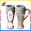 custom , roast flowers, embossment beer cup ceramic drinking cup for beer
