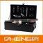 Best Sell factory custom made luxury black leather wine box with accessories (ZDS-F357)