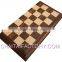 High Quality Folding Inlaid Wood Chess Set in Walnut