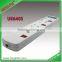 4Way uk extension socket with individual switch and neon power extension socket