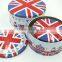 Set of Round Tin Can Cookie Biscuits Tin Box