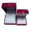 custom logo printed luxury packaging velvet jewelry ring box