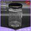 400ml hexagonal glass jar with metal screw top lid