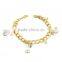 Wholesale Beautiful Charm Stainless Steel Chain Bracelet for Girl