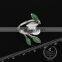 925 Sterling solid silver leaf branch aventurine adjustable ring fashion women jewelry 6260548