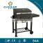 Stainless steel handle charcoal grill