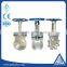 flange type or lug type knife gate valve with hand wheel