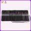 18-Piece Cosmetic Brush Set With Syntheit Hair and Roll Cosmetic Bag