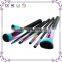 Professional Beauty Makeup Kit 7pcs Rainbow Color Cosmetic Brush Set