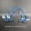 Transparent and blue dental teeth whitening cheek retractor