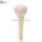 Stylish single face foundation brush Shiny silver handle