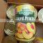 Hot sale sweet taste canned yellow peach halves