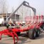 1Ton/3Ton forestry trailer with crane