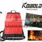 Manual operated firefighting spray gun with water mist fire backpack