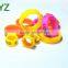 2016 fancy rings plastic poultry leg rings with 6-18mm