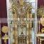 Magnificent Antique 19th Century French Gold Gilded Bronze Floor Standing Clock