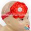 hot sale toddler baby girls elastic flower crown headband