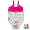 2017 summer new baby girl clothes hot pink bowknot one piece baby swimsuit
