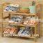 household high quality modern wooden shoe rack
