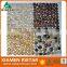 polished river pebble stone mosaic wall clading pebble mosaic
