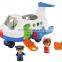 2015 new hot cartoon airplane toy with action figure wholesale of mini airplane from dongguan icti manufacturer