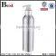 round bud aluminum bottle with cap pump sprayer