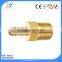 Brass pipe connector