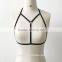pentagram garter body cage fashion underwear black belt bra for women