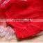 Children Christmas Outifit Santa Claus Baby Clothes Romper Red Booming Chiffon Clothing