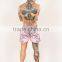 Pink camo printing shorts dip dye beach shorts for custom