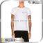 China OEM embroidery words custom mens white t shirts