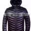 Fashion shiny nylon down jackets/men winter thick down jacket/mens down jackets with hoods