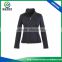 Fashion style hot selling lightweight breathable techno polar fleece jacket womens in black
